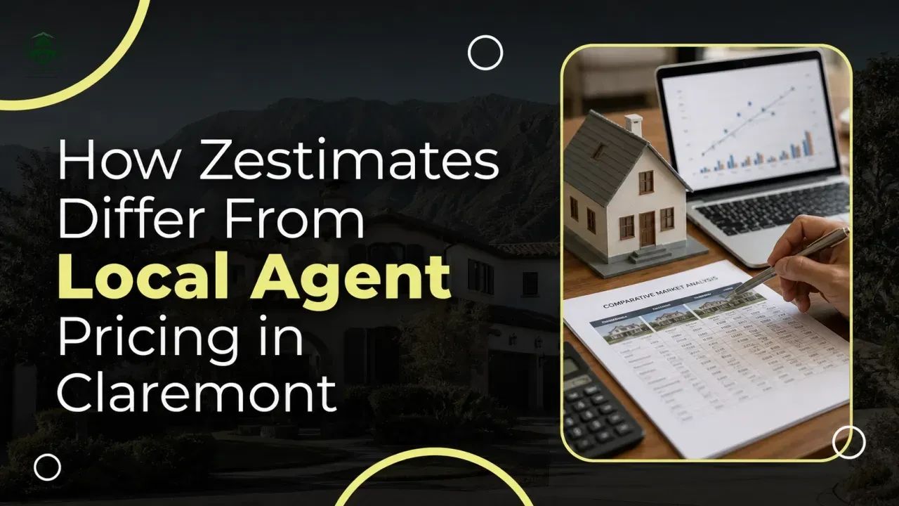 How Zestimates Differ From Local Agent Pricing in Claremont
