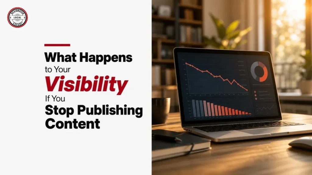 What Happens to Your Visibility If You Stop Publishing Content