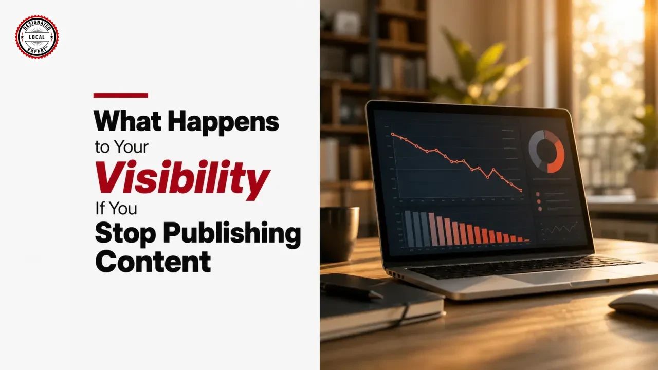 What Happens to Your Visibility If You Stop Publishing Content