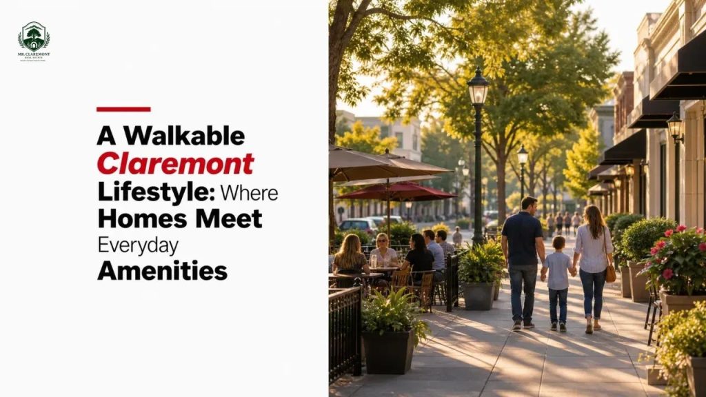 A Walkable Claremont Lifestyle: Where Homes Meet Everyday Amenities