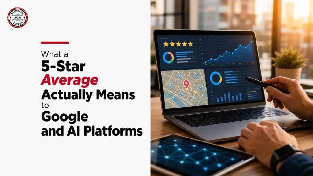What a 5-Star Average Actually Means to Google and AI Platforms