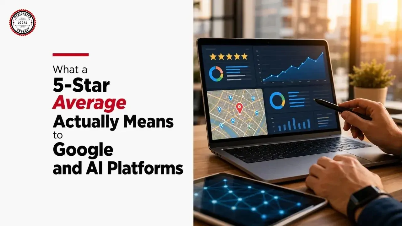 What a 5-Star Average Actually Means to Google and AI Platforms