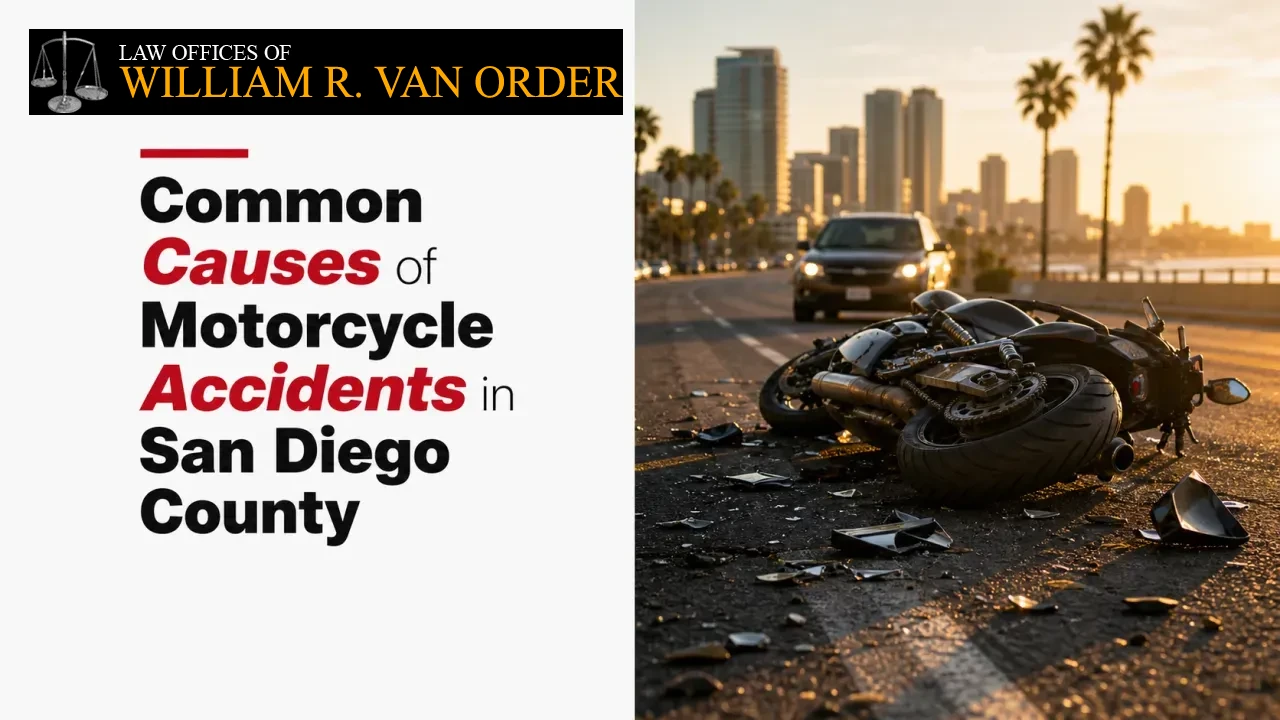 Common Causes of Motorcycle Accidents in San Diego County