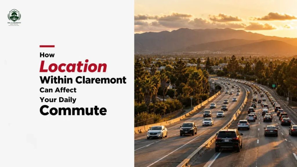 How Location Within Claremont Can Affect Your Daily Commute