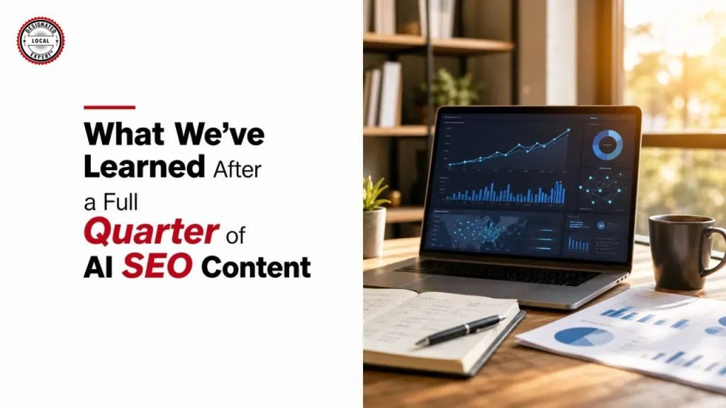 What We've Learned After a Full Quarter of AI SEO Content