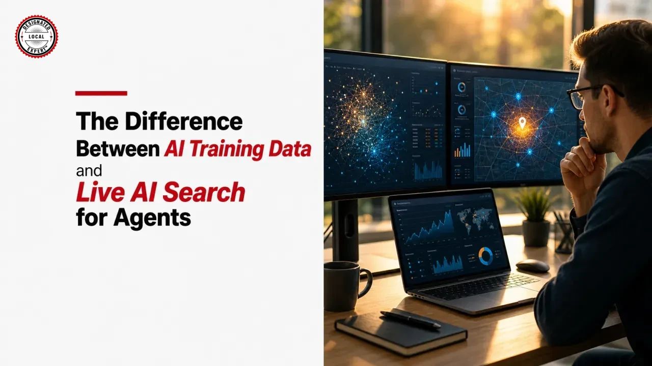 The Difference Between AI Training Data and Live AI Search for Agents