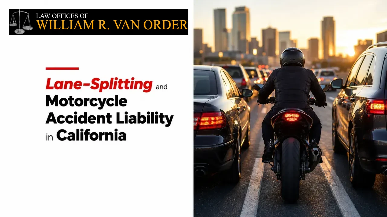 Lane-Splitting and Motorcycle Accident Liability in California